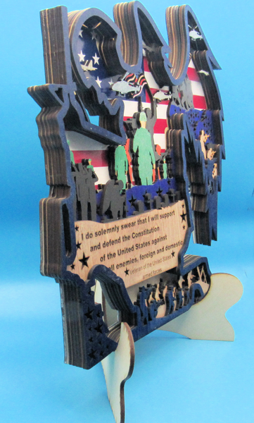 kneeling solder 3d tribute