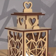 Valentines lantern-design #3 Diamond Rose