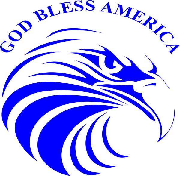 Short sleeve T-shirt - God Bless America