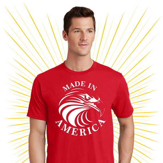 Short sleeve T-shirt - God Bless America